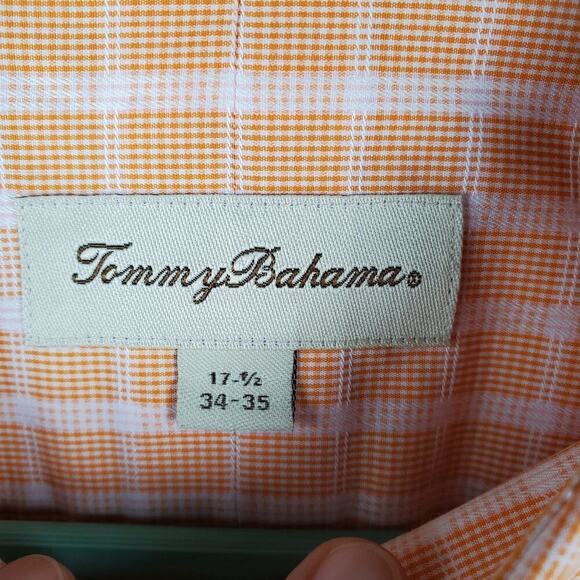 Tommy Bahama Men Button-Up Long Sleeve Collared Top Size 34-35 - Picture 2 of 10